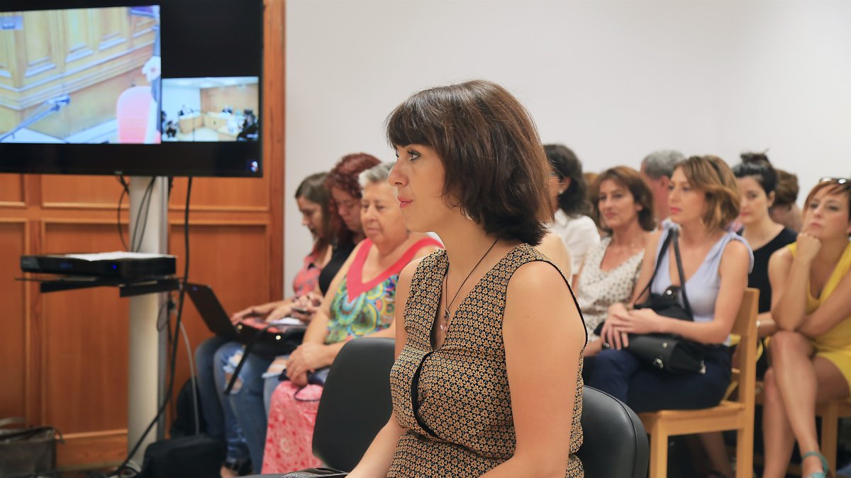 Archivo - Juana Rivas declara en el juicio por la presunta sustracción de sus hijos, en imagen de archivo.