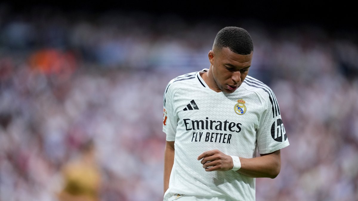 Kylian Mbappe, en un partido liguero