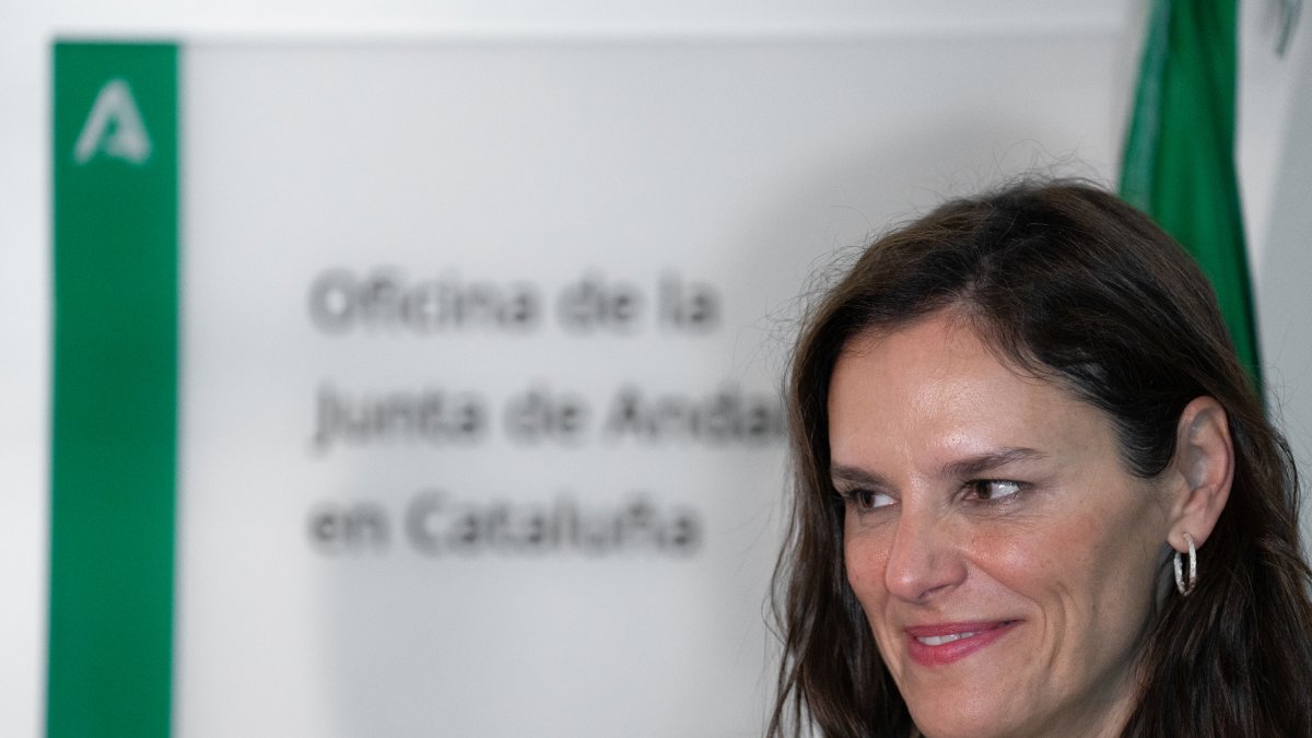 Esperanza García durante su presentación como nueva delegada de la Junta en Catalauña el 17 de marzo de 2023.
