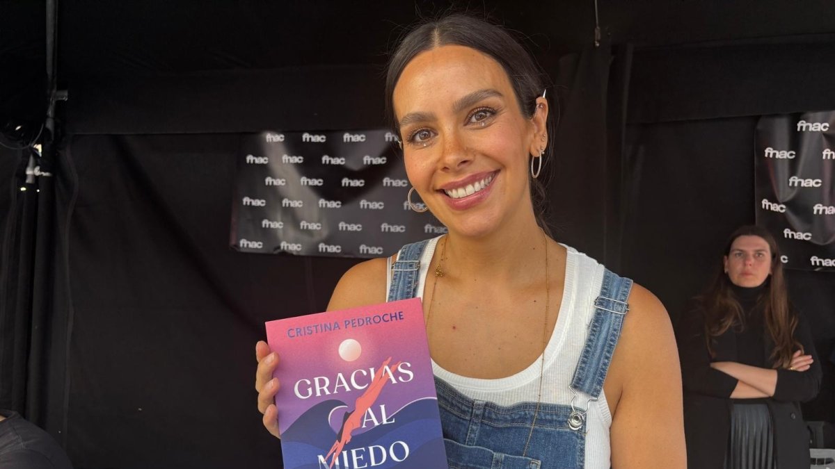 Cristina Pedroche en una firma de libros