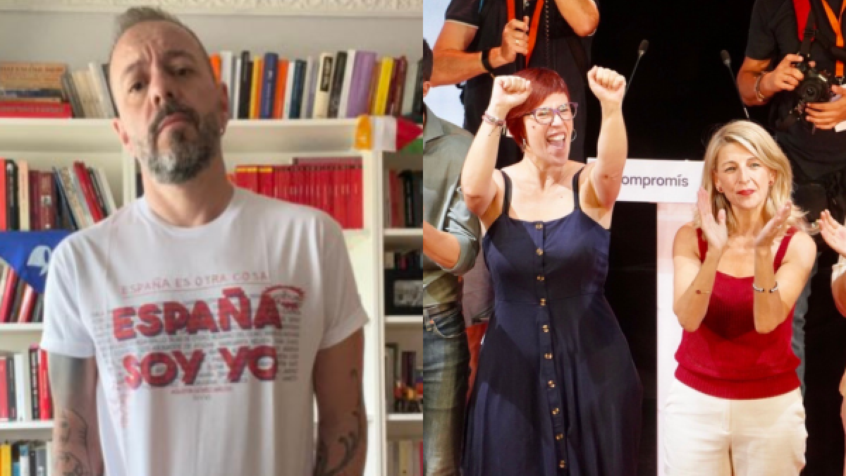 Antonio Maestre, Àgueda Micó y Yolanda Díaz