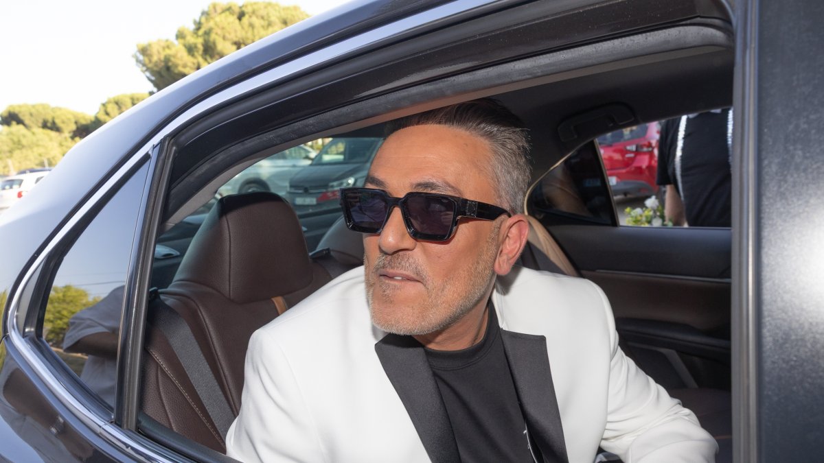 Kiko Hernández en la boda de Marta López y Alejandro Huerta