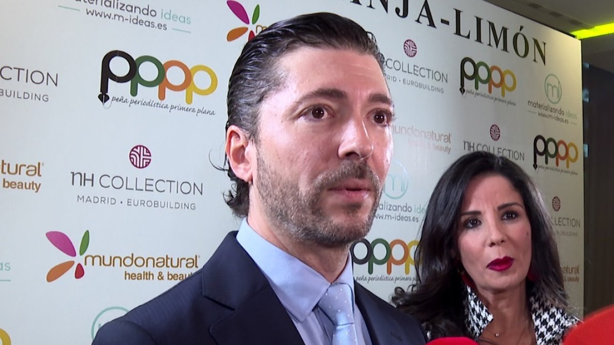 Angel Cristo Jr. y su mujer Ana Herminia en los Premios Naranja y Limón