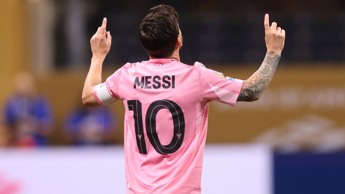 Leo Messi, en uno de los partidos del Mundial de Clubes.