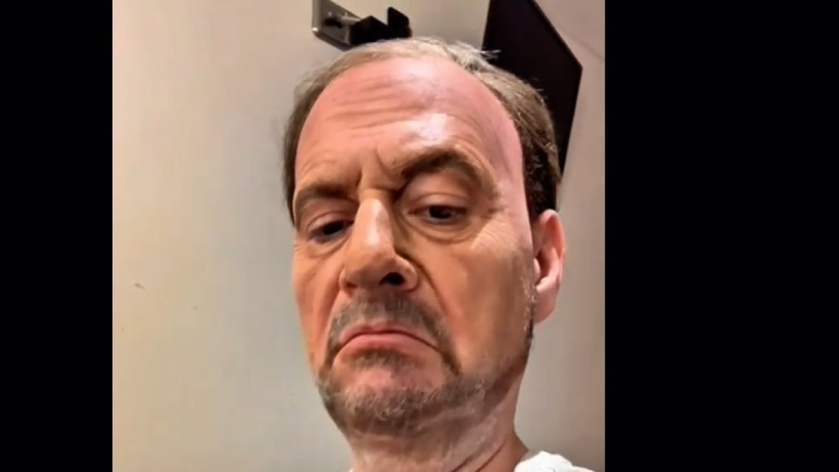 Carlos Latre, maquillado como José Luis Ábalos.
