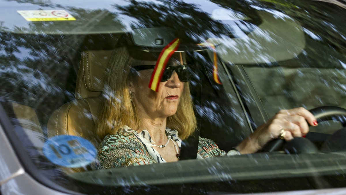 La Infanta Elena, este pasado 13 de junio en Madrid.
