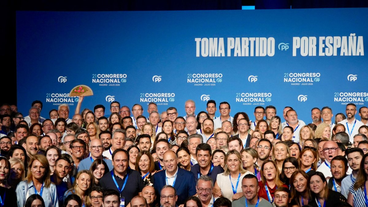 Delegación valenciana en el XXI Congreso Nacional del PP