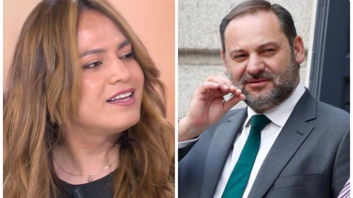 La prostituta trans colombiana, Valeri Cuéllar, y José Luis Ábalos