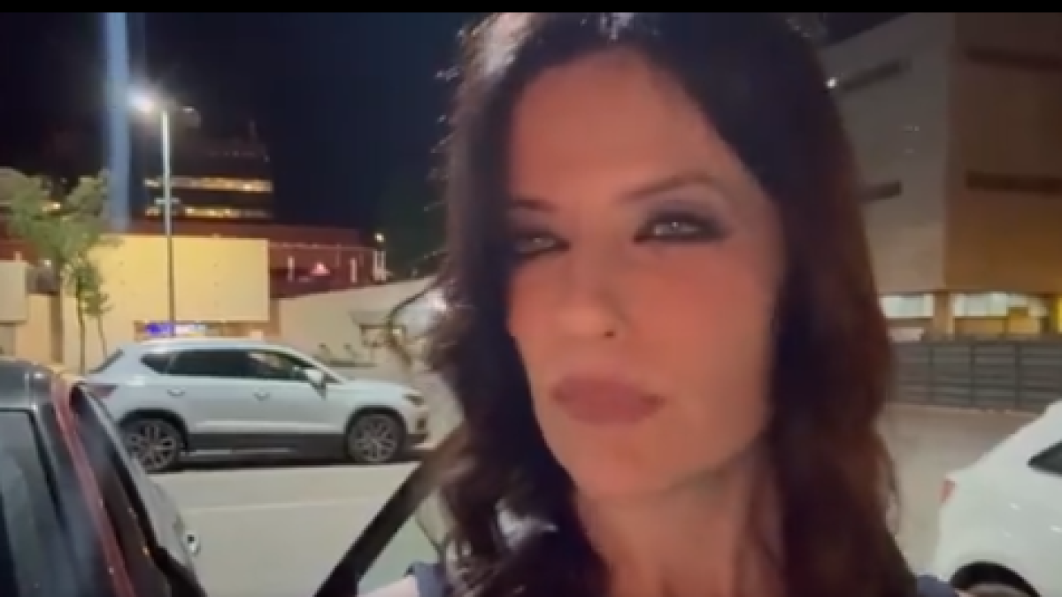 Cristina Seguí, este martes, en las instalaciones de Mediaset.