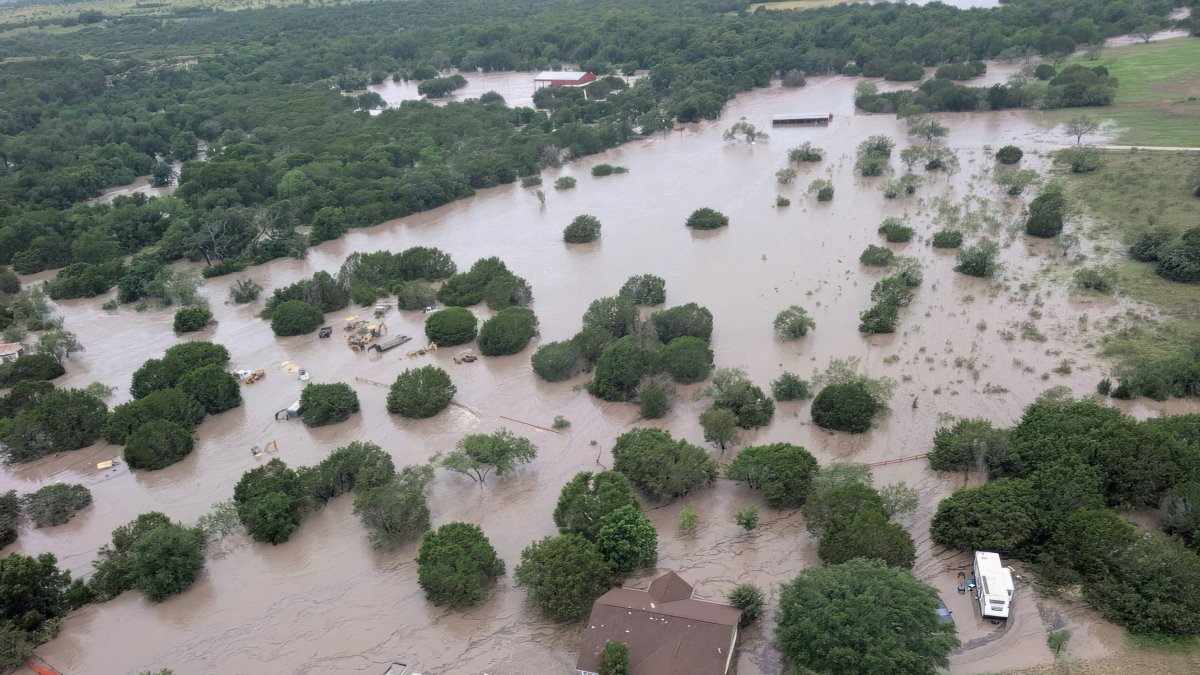 Kerville, Texas, tras las inundaciones