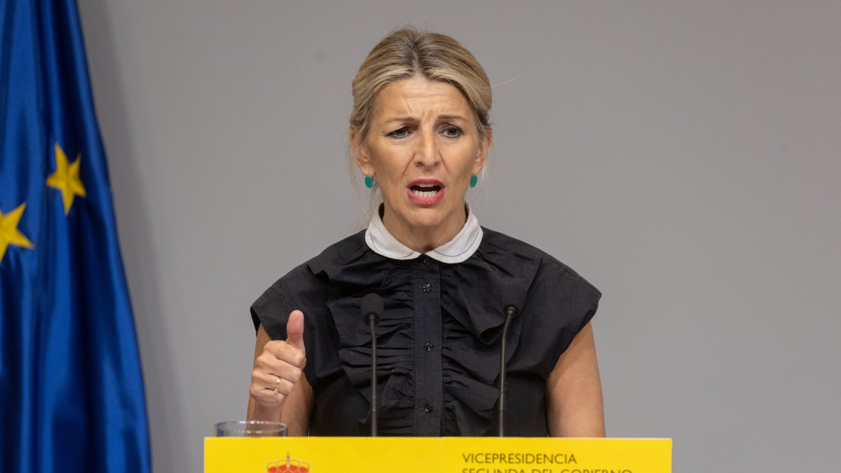 (Foto de ARCHIVO)
La vicepresidenta segunda y Ministra de Trabajo y Economía Social, Yolanda Díaz.
Eduardo Parra / Europa Press
29 ABRIL 2024