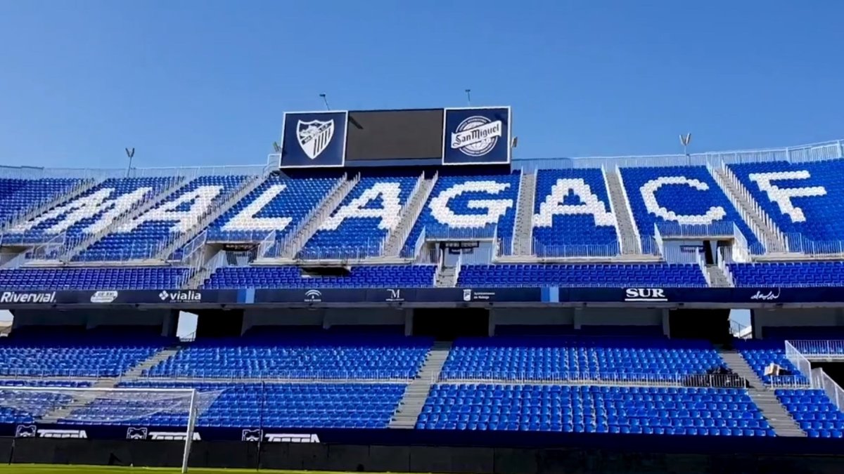 La Rosaleda, estadio del Málaga.