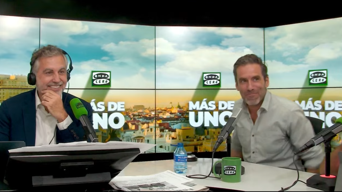 Carlos Alsina con Borja Semper.