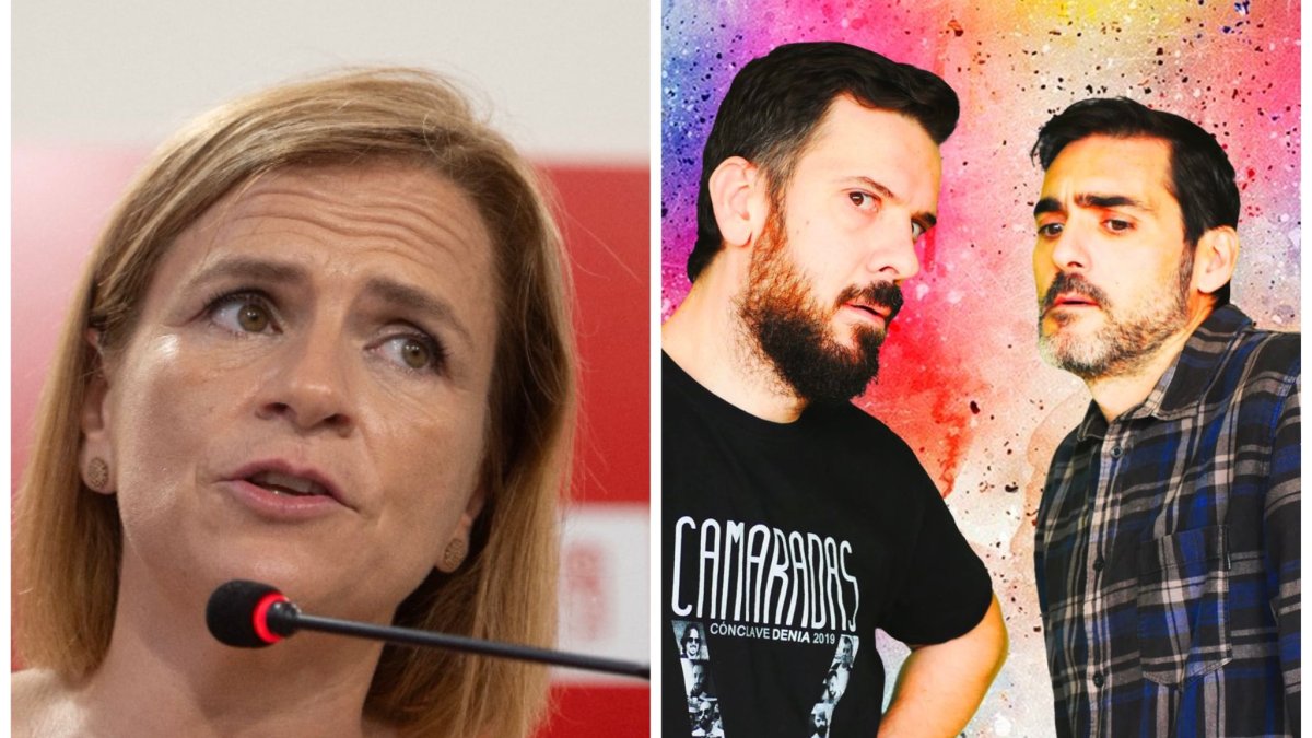 La delegada del Gobierno en la Comunidad Valenciana, Pilar Bernabé, y Los Meconios que quiere censurar