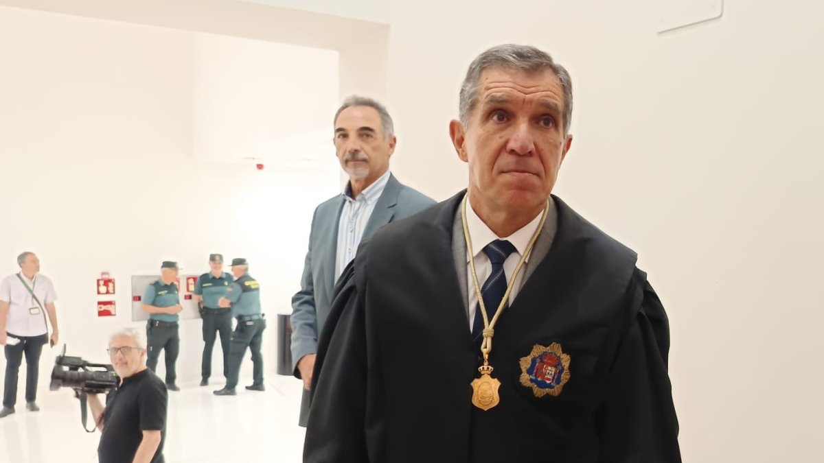 El presidente del Tribunal Superior de Justicia de Andalucía (TSJA), Lorenzo del Río, en la Ciudad de la Justicia de Córdoba.
EUROPA PRESS
16/7/2025