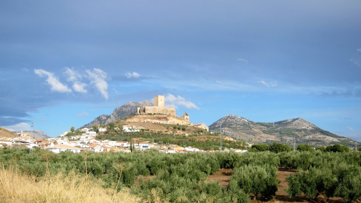 Vista de Alcaudete, Jaén.