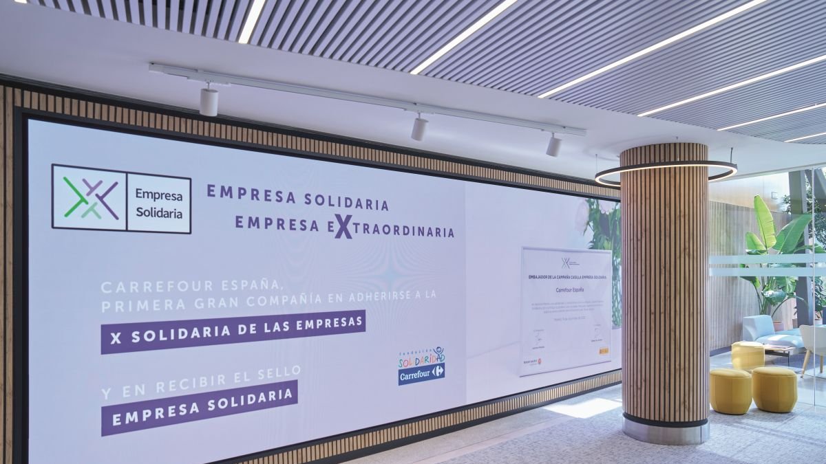 Acto de presentación de adhesión de Carrefour a la 'Casilla Empresa Solidaria.