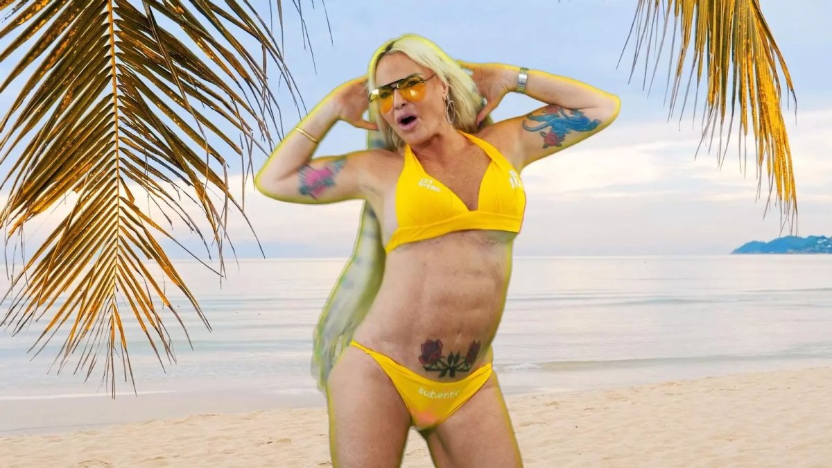 Leticia Sabater, en el videoclip de Kit Kit Traca Traca