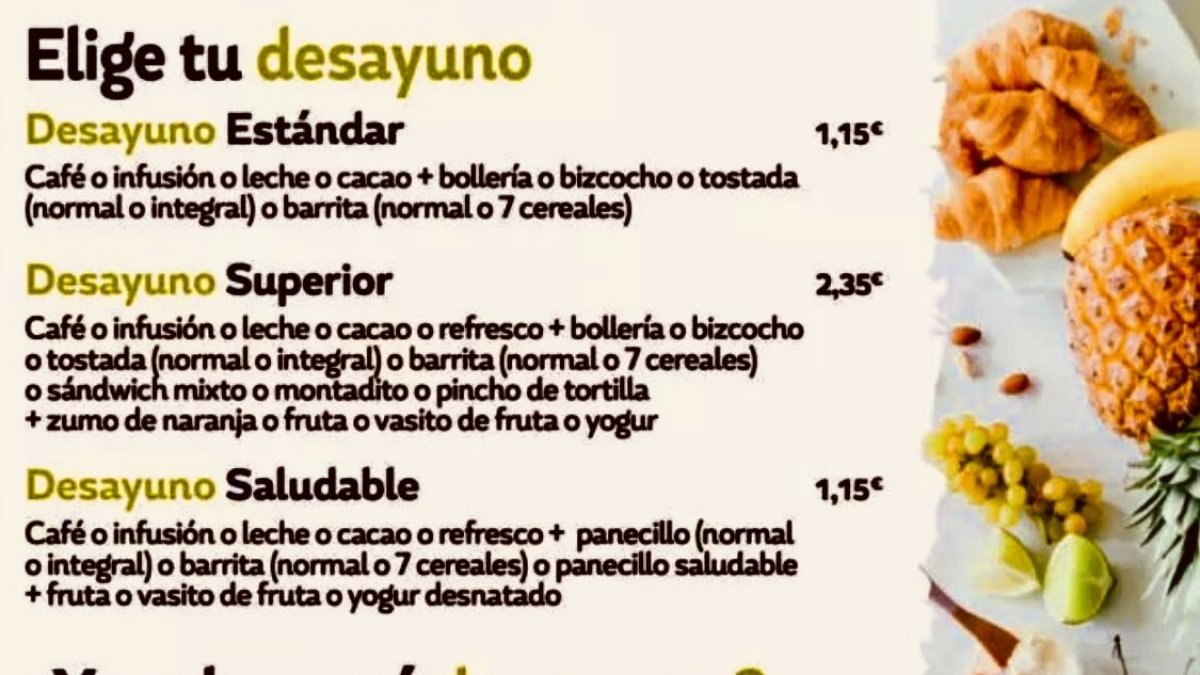 Lista de precios.