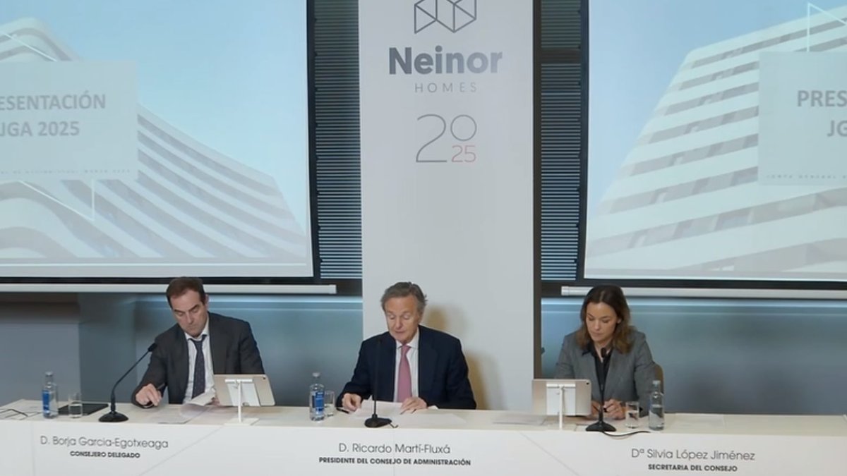 (Foto de ARCHIVO)
Junta de Neinor de 2025.
EUROPA PRESS
31/3/2025