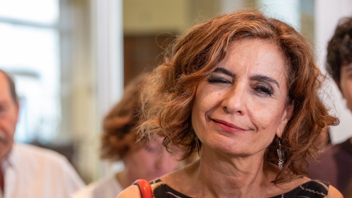 La vicepresidenta primera y ministra de Hacienda, María Jesús Montero.