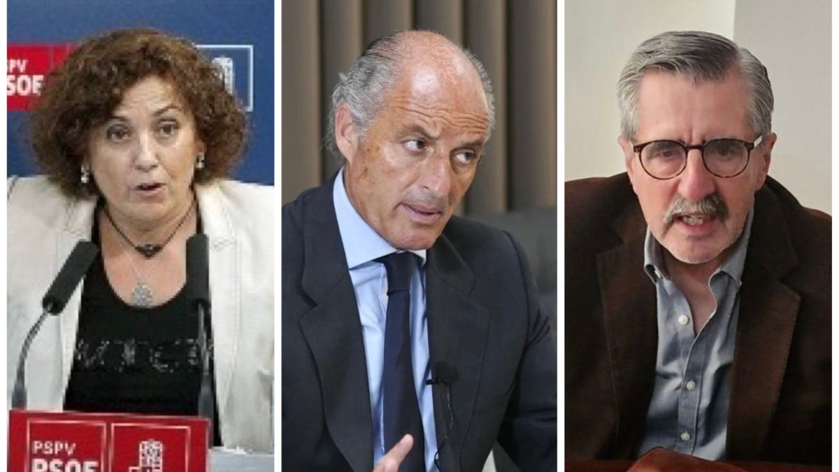 Carmen Ninet, Francisco Camps y José María Ángel