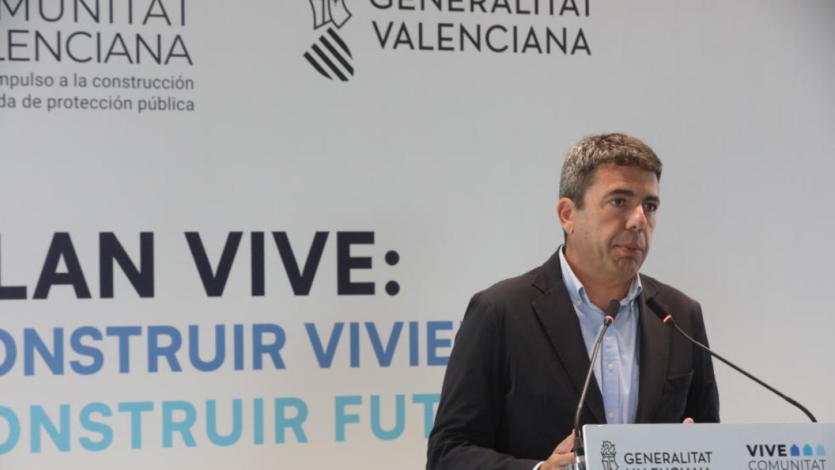 Carlos Mazón, president de la Generalitat Valenciana