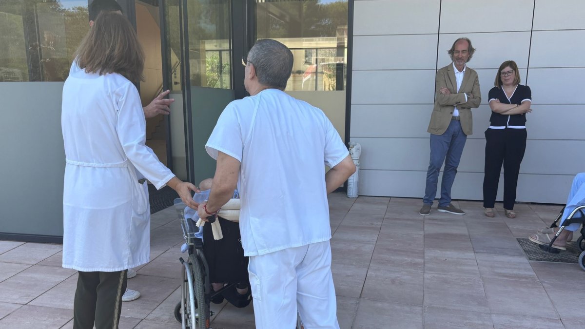 Paciente lleganado al centro de Mislata-Quart