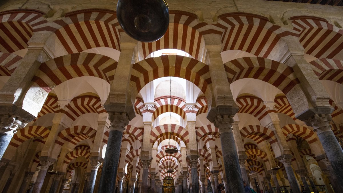 Vista del interior de la mezquita de Córdoba.