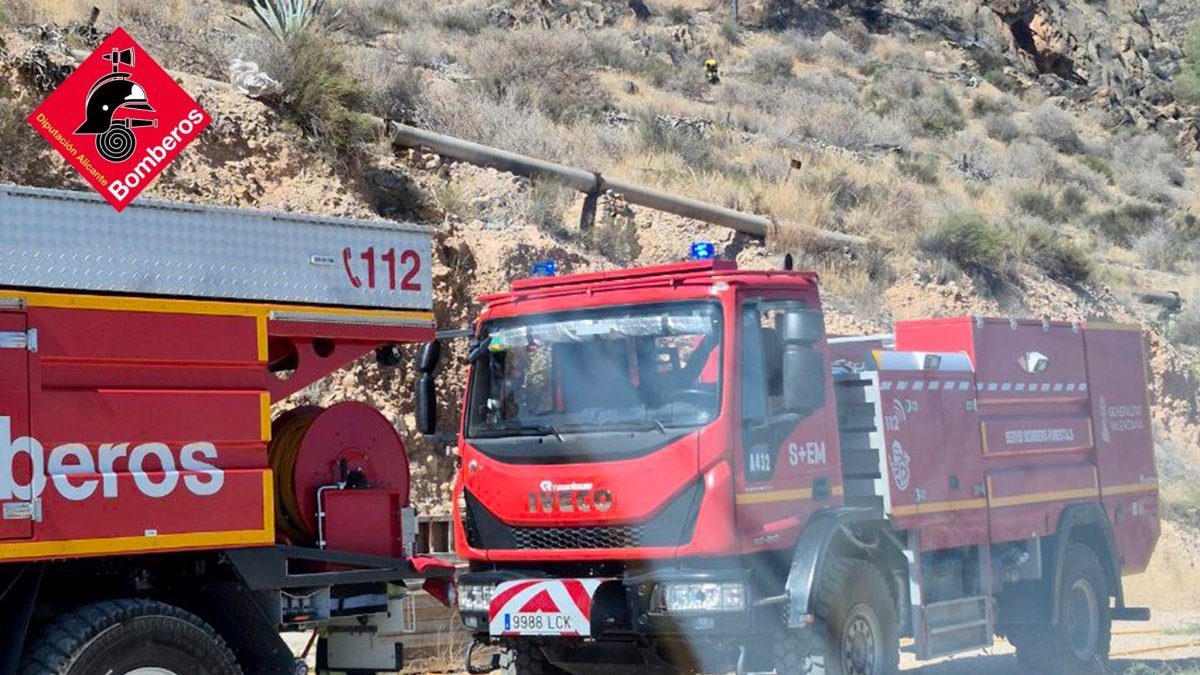 Efectivos de los bomberos de Alicante, en una imagen de archivo.