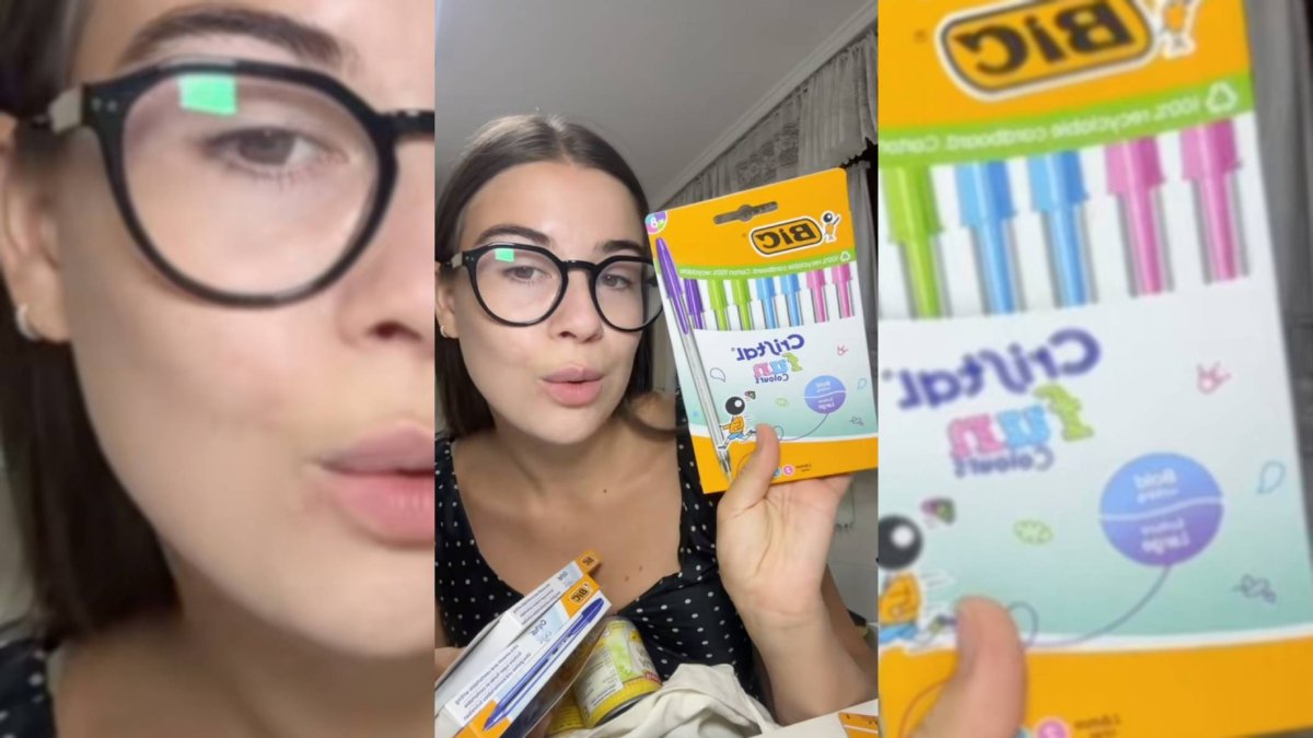 Así consigue esta tiktoker todo su material escolar por la mitad en Lidl: "Corred si necesitáis, porque ya quedaban muy pocos"