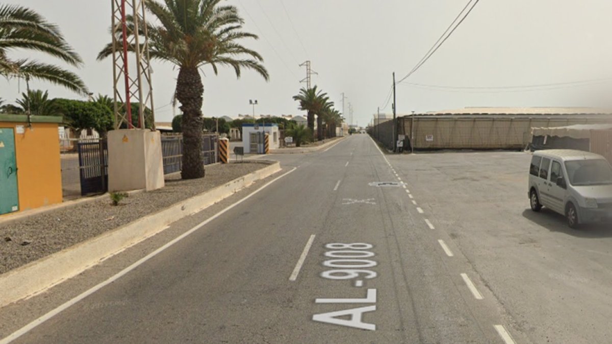 Carretera en la que se ha producido el accidente mortal.