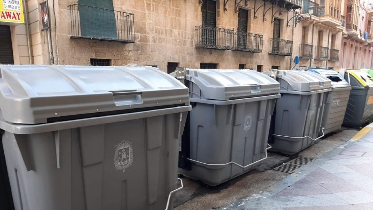 Contenedores en la ciudad de Alicante