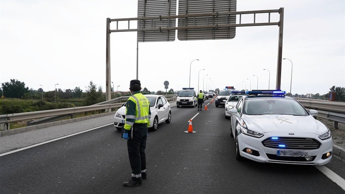 Imagen de archivo de un accidente en la A-92.