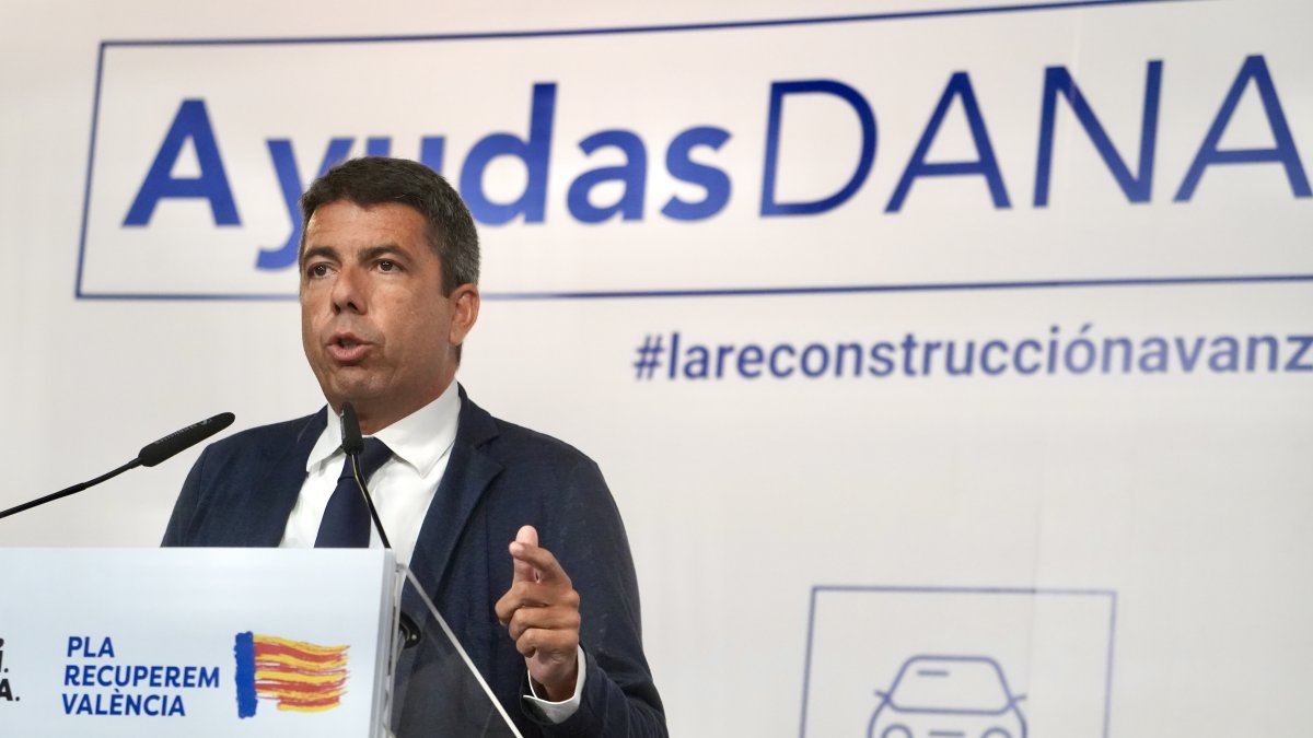 Carlos Mazón remodelará el Consell el 5 de noviembre tras la salida de Gan Pampols