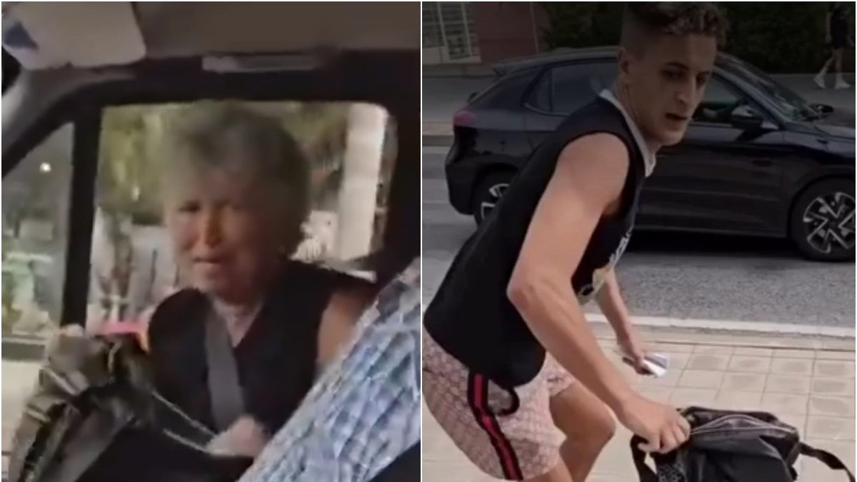 VÍDEO / Dos magrebíes roban a la fuerza a una anciana y se les trunca el plan de forma inesperada