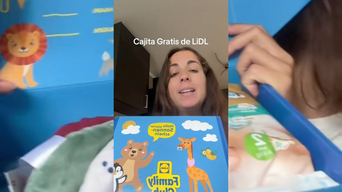 Una española que vive en Alemania muestra lo que trae la Baby Box gratuita de Lidl para madres y padres y sorprende con su contenido
