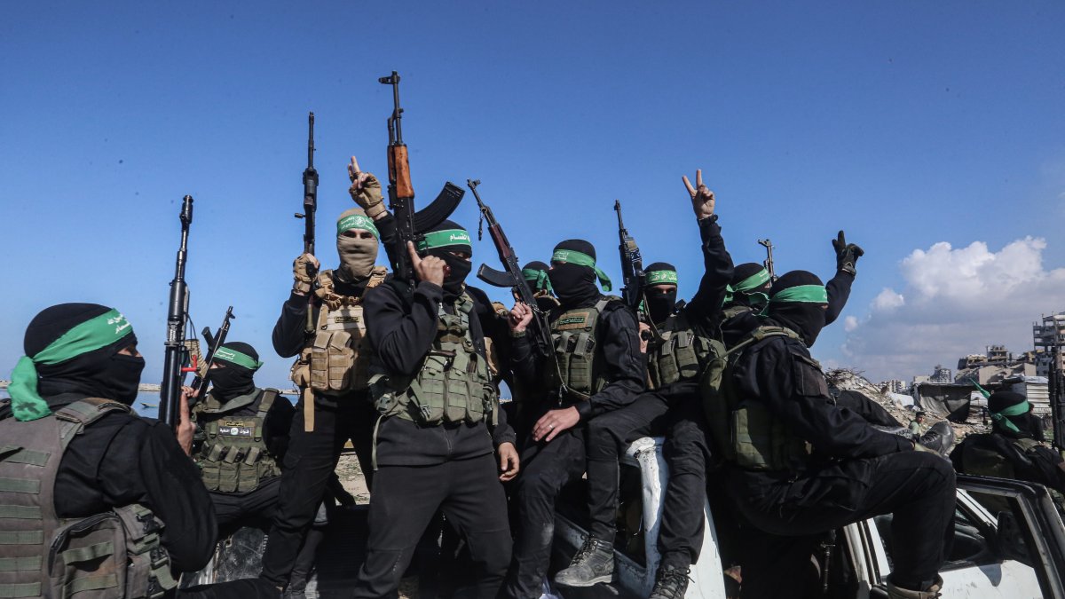 Miembros de Hamas.