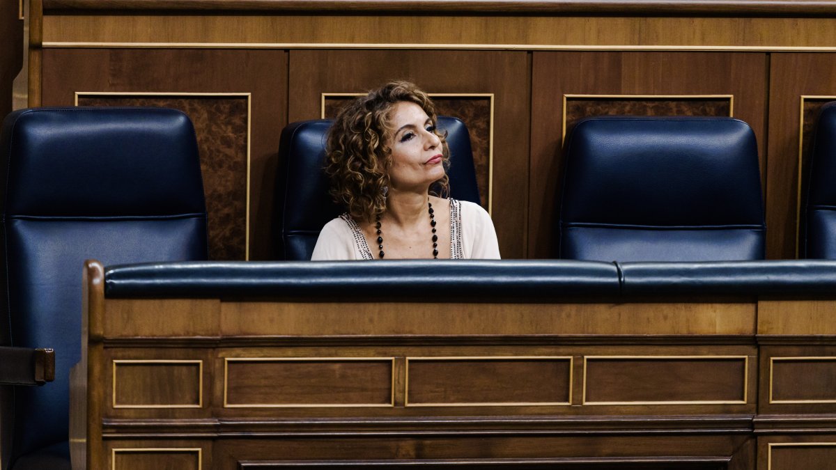 La vicepresidenta primera y ministra de Hacienda, María Jesús Montero.