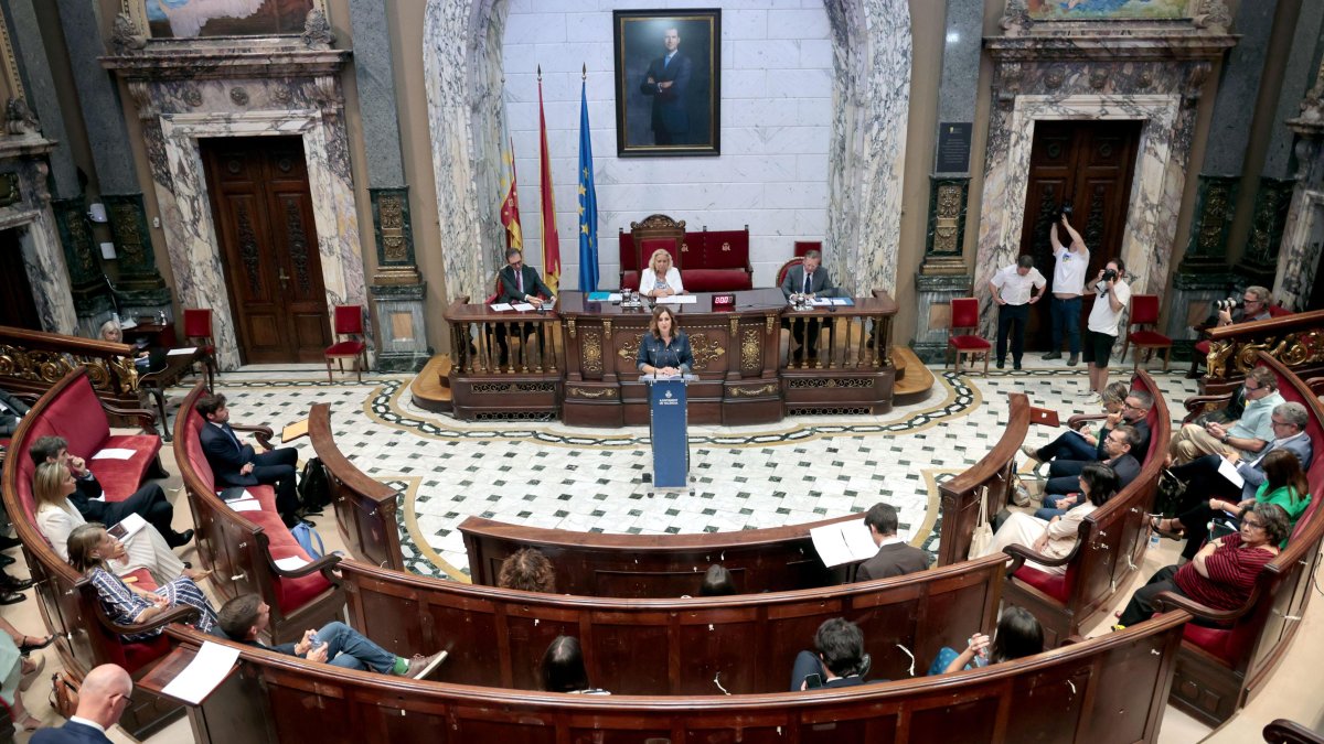 La alcaldesa en el debate de estado de la ciudad
