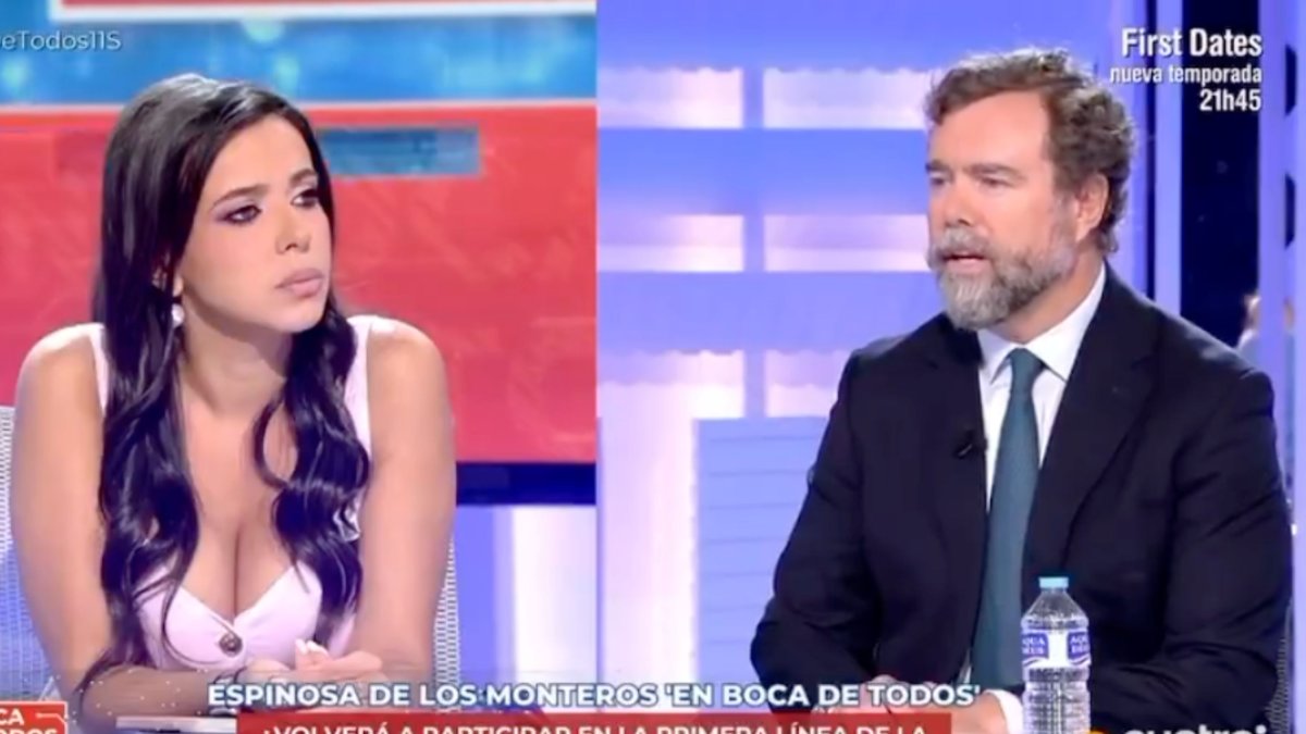 Lección de Espinosa de los Monteros a Sarah Santaolalla sobre la inmigración ilegal: "Te estás inventando datos"