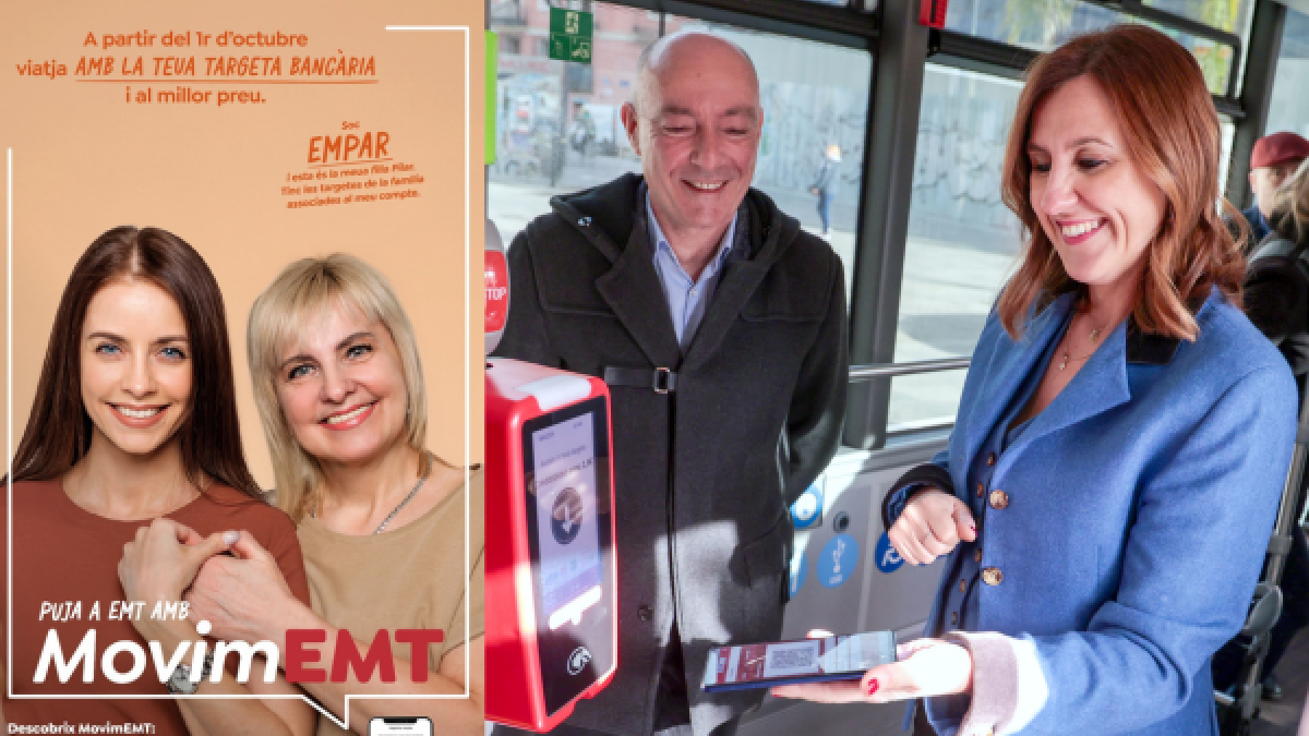 EMT València lanza un sistema de acceso y pago pionero en España en el sector del autobús urbano