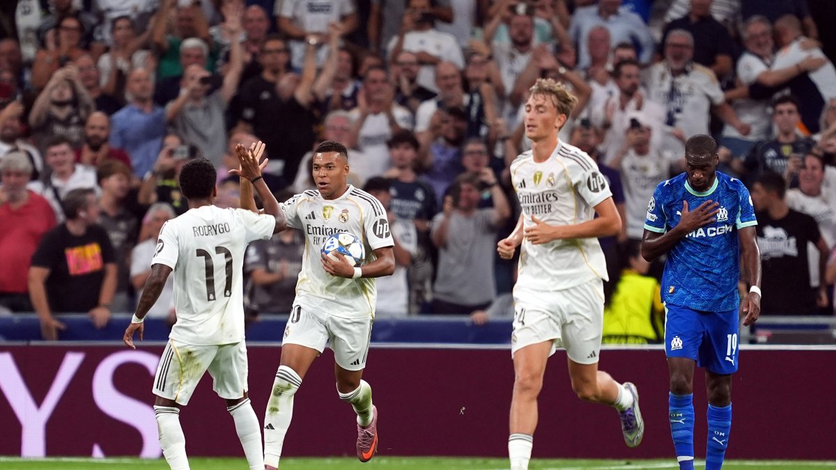 Mbappé rescata al Madrid y firma la remontada en el estreno europeo