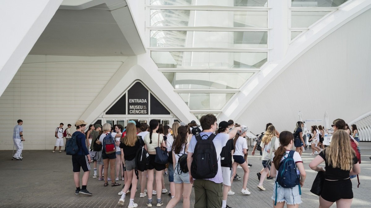 Escolares en la Ciudad de las Artes