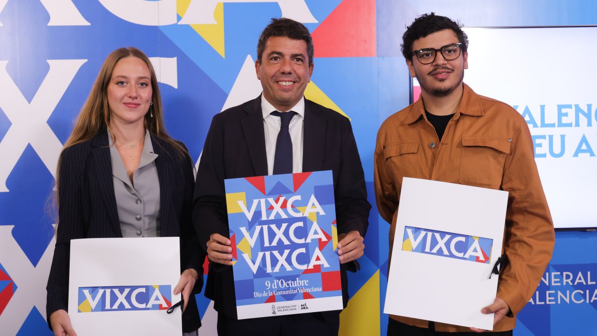Mazón pone a 'hiperventilar' a la izquierda nacionalista con la campaña de la Generalitat para el 9 d'octubre