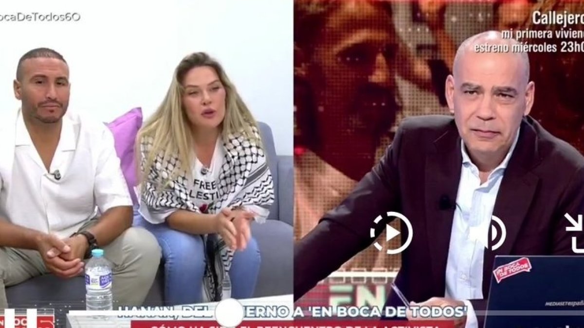 Barbie Gaza monta la marimonera con Nacho Abad y se transforma en Lady Hamás al negarse a condenar el terrorismo