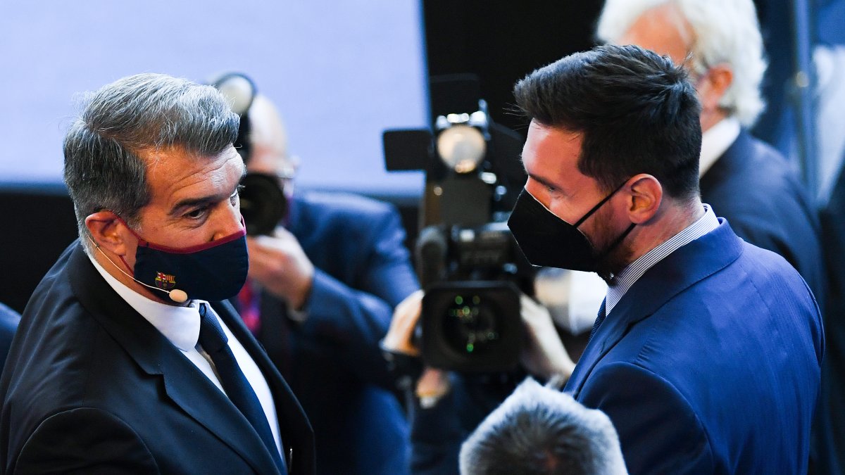 Laporta, sobre Messi: "Confío en hacerle el homenaje que merece"
