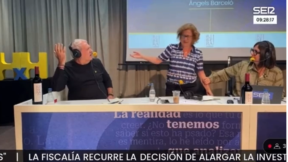 El machismo de Àngels Barceló: el “cok, cok, cok” que avergüenza a la SER y a la dirección de Prisa