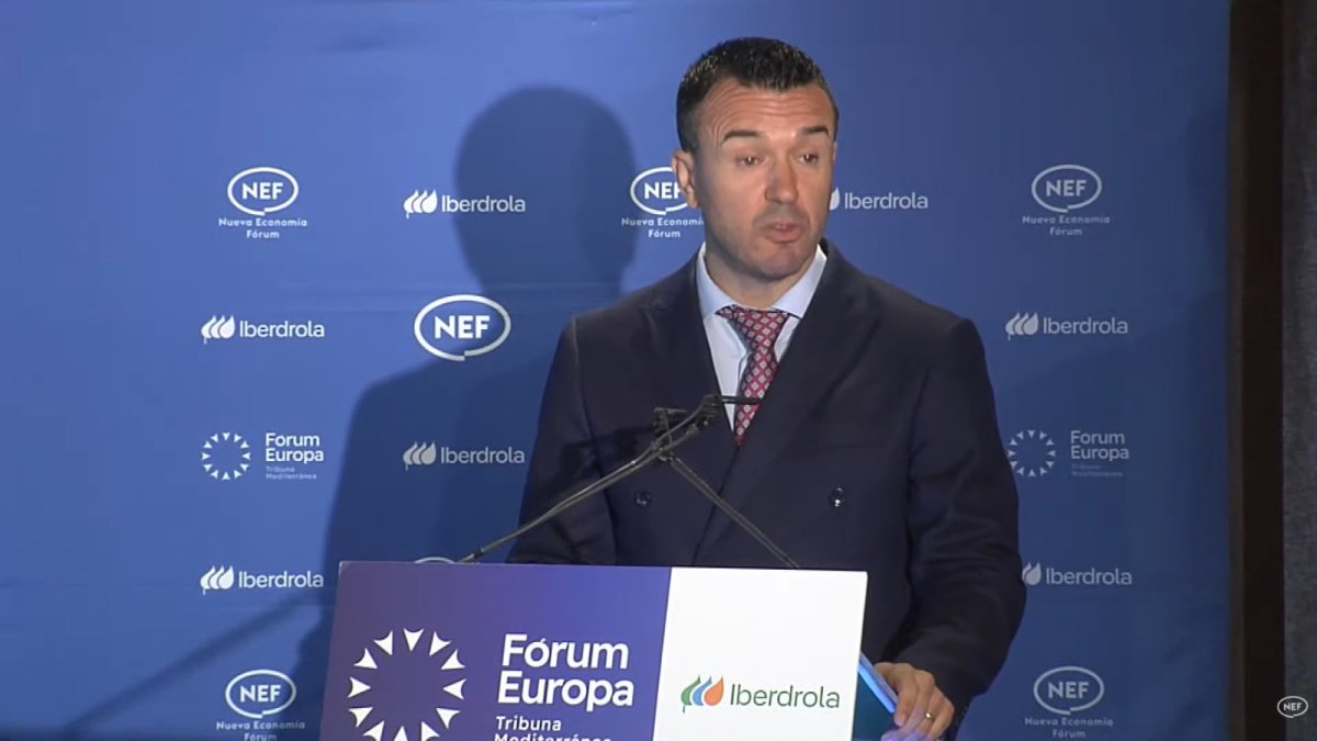 El presidente de la Diputación de Valencia, Vicent Mompó, en el Nueva Economía Forum