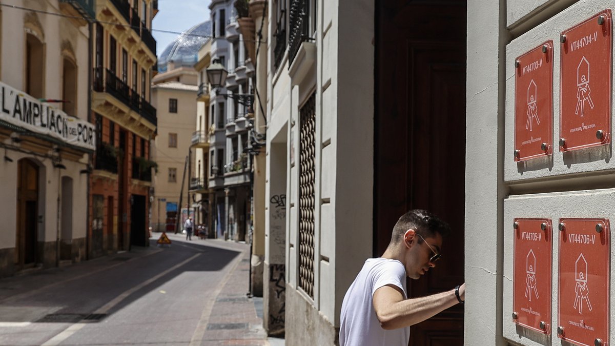 Un piso turístico en Valencia, a 28 de mayo de 2024.